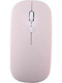 Technovo RF-M08 Ασύρματο Ποντίκι Εργονομικό Pink