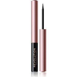 Makeup Revolution Super Flick Black Πινέλο Eyeliner 2.4ml