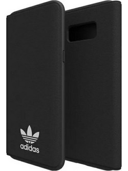 Adidas Booklet Case BASIC - θήκη για Samsung Galaxy S8+ G955 - Μαύρο