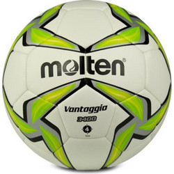 Molten White/Green Μπάλα Ποδοσφαίρου F4A3400-G