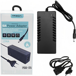 Universal Τροφοδοτικό Πρίζας 6A - 220V AC σε DC 12V - Treqa