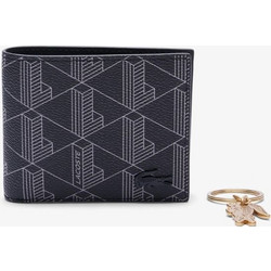 Σετ Δώρου Πορτοφόλι-Μπρελόκ Lacoste The Blend Gift Set NH4801LX-H45 Μαύρο