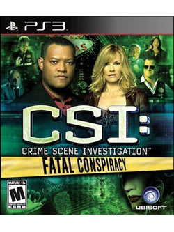 CSI Crime Scene Investigation Fatal Conspiracy Used PS3