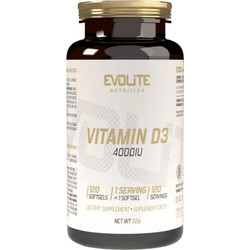 Evolite Vitamin D3 4000iu 120 Μαλακές Κάψουλες