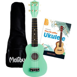 Malibu MA-10S Green Soprano Bundle