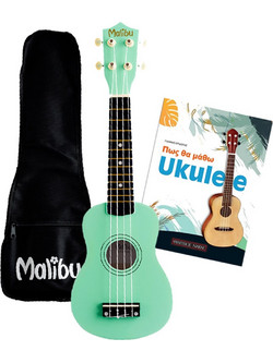 Malibu MA-10S Green Soprano Bundle