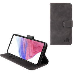 LIME ESSENTIAL ΘΗΚΗ SAMSUNG A53 5G A536 6.5in MAGNET BOOK STAND CLIP GREY
