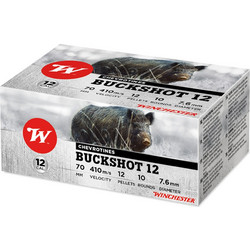 Winchester Super X Buckshot Semi Magnum Φυσίγγια Δράμια 12Cal 70mm 9βολα 5τμχ
