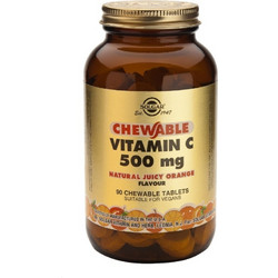 Solgar Vitamin C 500mg Chewable Orange 90 Μασώμενα Δισκία