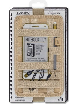 IF Bookaroo Tidy Θήκη Αξεσουάρ Τετραδίου Χρυσή 40907