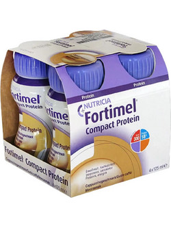 Nutricia Fortimel Compact Καφές Πρωτεΐνη 4x125ml