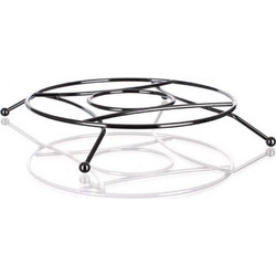 Βάση Μαγειρικών Σκευών BQ45000215 20,5cm Black Banquet Μέταλλο