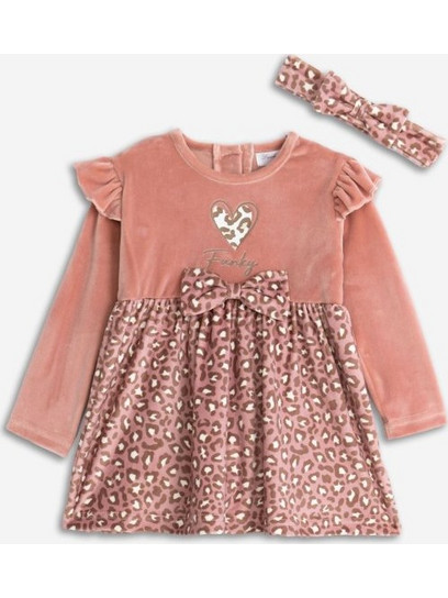 Βρεφικό φόρεμα for Funky Kids κορίτσι 6-24 μηνών 225-929112-1 Ροζ