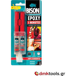 Bison - εποξική κόλλα δύο στοιχείων - 5 minutes 24ml 6305448