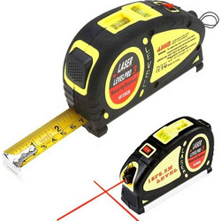Μέτρο Αλφάδι με Laser Γραμμή Οριζόντια Κάθετη και Σταυρό 5.5M