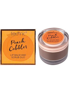 Technic Duo Peach Cobbles Lip Ενυδατικό Scrub Προσώπου 2.8gr