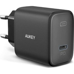 Aukey Swift Φορτιστής με Θύρα USB-C 20W Power Delivery Black