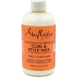 Shea Moisture Coconut & Hibiscus Κρέμα Φορμαρίσματος Μαλλιών για Μπούκλες 236ml