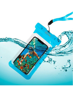 Αδιάβροχη Τσάντα Celly SPLASHBAG20LB Μπλε Μαύρο Πολύχρωμο PVC Ακρυλικό