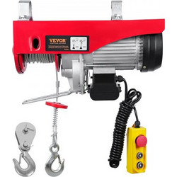 Ηλεκτρικός Γερανός VEVOR, 1000kg, 1600W, 220V, 12m Καλώδιο, Χειριστήριο, Χαλκός, Γκαράζ/Αποθήκη/Εργοστάσιο DDGSSHLYXYKKYB8JUV2