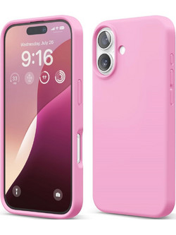 Θήκη Apple iPhone 16 - Elago Silicone Case Premium Σιλικόνης - Hot Pink (ES16SC61-HPK)