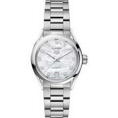 Tag Heuer Γυναικείο Ρολόι Αυτόματο με Ασημί Μεταλλικό Μπρασελέ WBN2412.BA0621