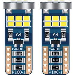 Λάμπες Led T10 12volt 18 Led Canbus White Color Auto Gs 100388 2 Τεμάχια