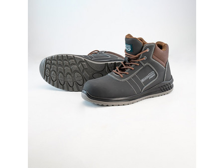 Bormann Nubuck Iowa Μποτάκια Εργασίας S0 Μαύρα
