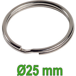 AMIG 425 Ατσάλινος Νίκελ Κρίκος Κλειδιών O25mm