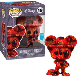 Funko Pop! Art Series Disney Mickey 19 Firefighter Mickey Special Edition