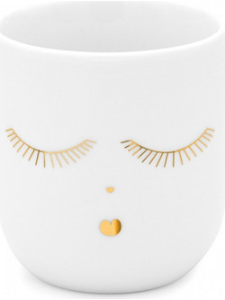 Κούπα Πορσελάνινη Goldy RD0051457 Φ7,5x8,3cm 200ml White-Gold Raeder Πορσελάνη