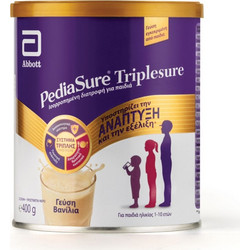 Abbott Pediasure Triplesure 400gr (Συμπλήρωμα Διατροφής σε Μορφή Σκόνης με Γεύση Βανίλια για Παιδιά