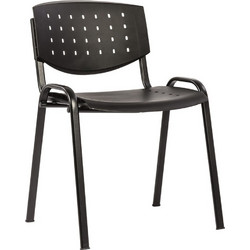 Καρέκλα Υποδοχής Taurus PN 01-00-2255 53,5x43x73cm Black