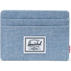 Herschel Charlie Cardholder Ashley Blue Crosshatch