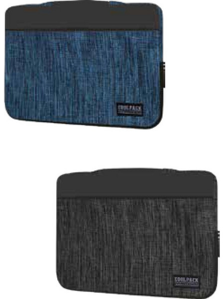COOLPACK ΤΣΑΝΤΑ LAPTOP SATURN 40x28x3cm ΜΠΛΕ/MΑΥΡΟ SNOW