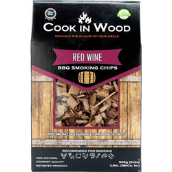 Ξύλα καπνίσματος Red Wine (Κόκκινο κρασί) Barrel Chips 900 gr
