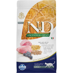 Farmina N&D Ancestral Grain Adult with Lamb, Spelt, Oats & Blueberry 1.5kg