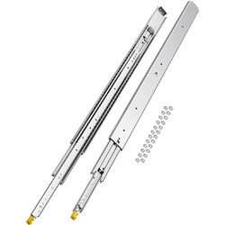 VEVOR 1 ζεύγος συρταριών 18-60 ιντσών με ρουλεμάν soft-close, πλήρης επέκταση