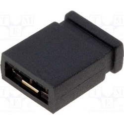 Jumper 2.54mm 1x2 Μαύρο