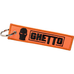 Ghetto Logo Keychain | Embroidered Street Keyring