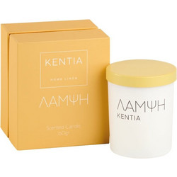 Αρωματικό Κερί Deco Mood 25 Λάμψη Ginger Lemon Tart Kentia (160gr) 1Τεμ