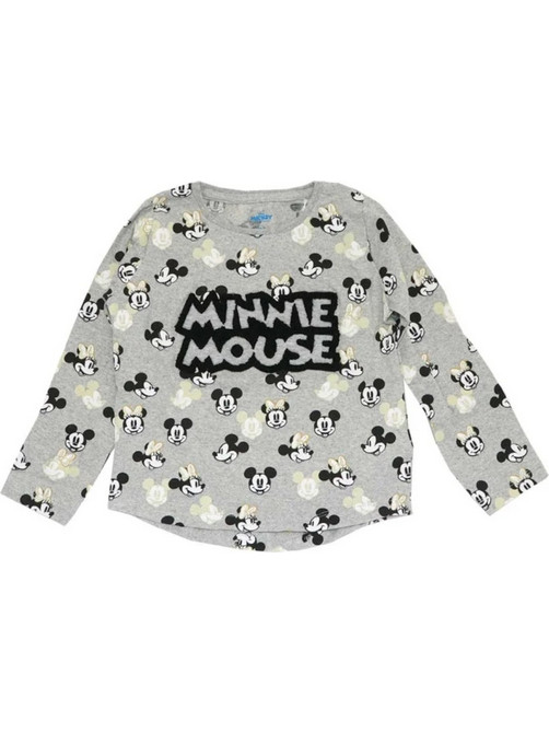 Disney Minnie Παιδική Μπλούζα Μακρυμάνικη Γκρι 8020346