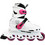 Roxa Beetle Junior Inline Αυξομειούμενα Rollers Παιδικά Λευκά