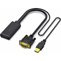 Benfei VGA Input to HDMI Ouput Adapter with Audio Support and 1080P Resolution