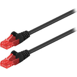 Goobay U/UTP Cat.6 Καλώδιο Δικτύου Ethernet 2m Black 68680