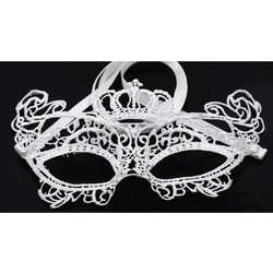 Ophelia's Dream Lingerie - White lace mask- 10mz-1089