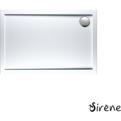 ΝΤΟΥΖ.ΠΑΡΑΛ/ΜΗ ΑΚΡΥΛΙΚΗ 120x90 EXTRA-FLAT Φ90 SIRENE WHITE E12090-300