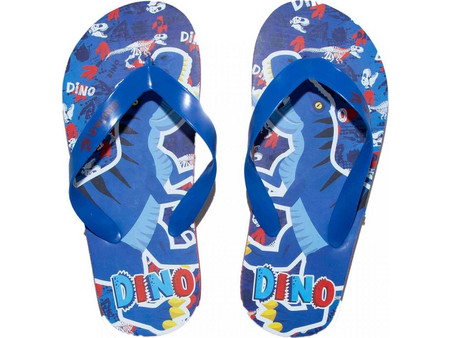 DC Disney Marvel Dinosaur Παιδικές Σαγιονάρες για Αγόρι Royal Blue S8020015S-0175
