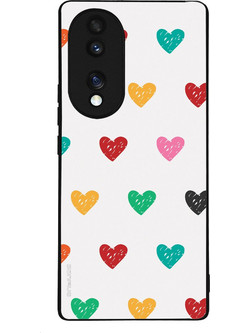 Sonique Heart Series Θήκη (Honor 70 5G) Λευκό 02
