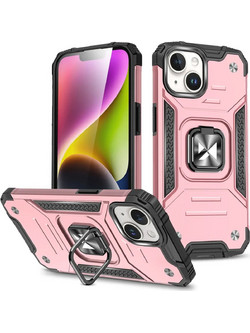 Wozinsky Armored case with a finger holder for iPhone 15 Plus Ring Armor - gold - (Wozinsky Ring Armor IPHONE 15 PLUS Gold)